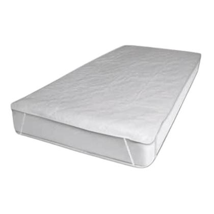 Imagem de Capa Protetora Elástico Casal Padrão 138x188 - Branco