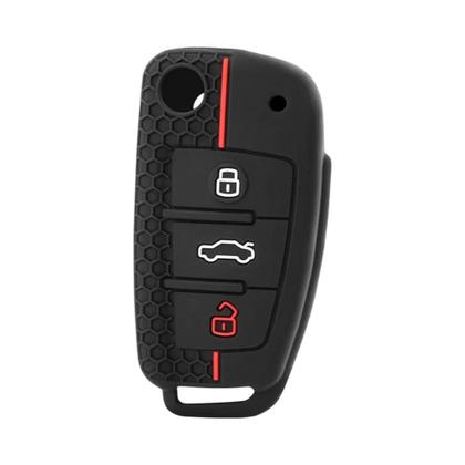 Imagem de Capa Protetora Para Chave De Carro Audi Para A1 A2 A3 A4 A5 A6 A7 A8 Q1 Q2 Q3 Q4 Q5 Q6 Q7 S3 S4 S5