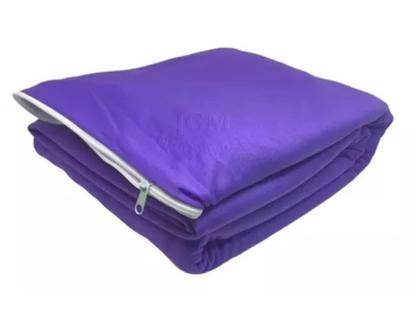 Imagem de Capa Protetora Para Colchão Casal Padrão Com Zíper Malha Gel Spandex Super Macia