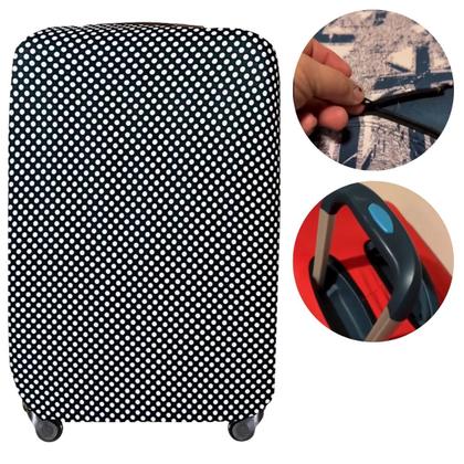 Imagem de Capa Protetora para Mala Tamanho M Lavável Estampada Elástica 96% Poliéster 4% Elastano