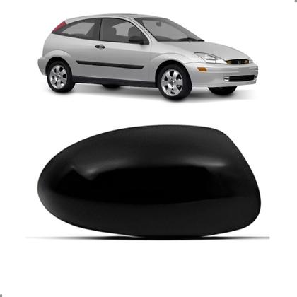 Imagem de Capa Retrovisor Focus 2000 2001 2002 A 2008 Preto Brilhante