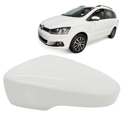 Imagem de Capa Retrovisor Spacefox 2011 2012 2013 2014 2015 2016 2017 2018 2019 Branco Cristal Esquerdo Original