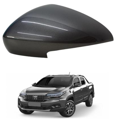 Imagem de Capa Retrovisor Strada Freedom 2021 2022 2023 2024 2025 Lado Esquerdo Cinza Silverstone Com Furo