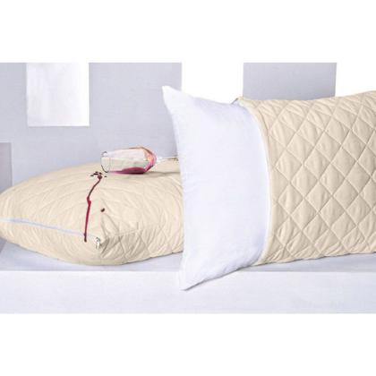 Imagem de Capa Travesseiro de Corpo 1,30x40 cm Fronha Impermeável Matelada C/ Zíper