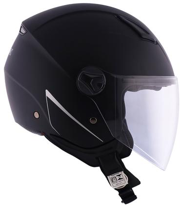 Imagem de Capacete Aberto Norisk Orion Monocolor Preto Fosco