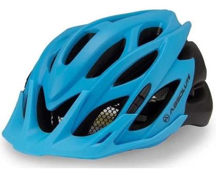 Imagem de Capacete Absolute Wild C/ Led Azul/pto Fosco M/g