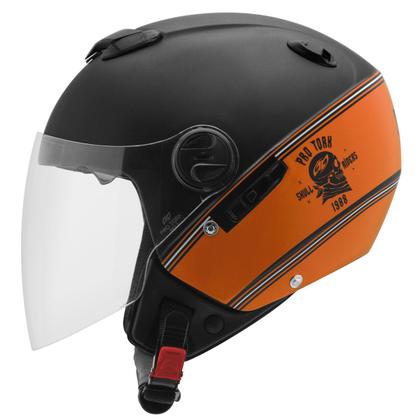 Imagem de Capacete De Moto Aberto Masculino Feminino Pro Tork New Atomic Skull Riders