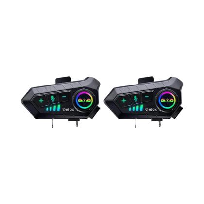 Imagem de Capacete de Motocicleta com Interfone Bluetooth 5.3 - À Prova D'Água 300m