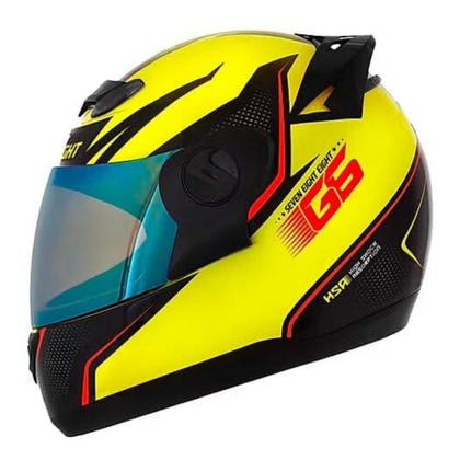 Capacete Evolution G6 Factory Edition Preto/Neon Tamanho 58 CAP