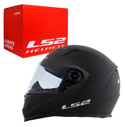 Imagem de Capacete Ls2 Ff353 Monocolor Preto Fosco