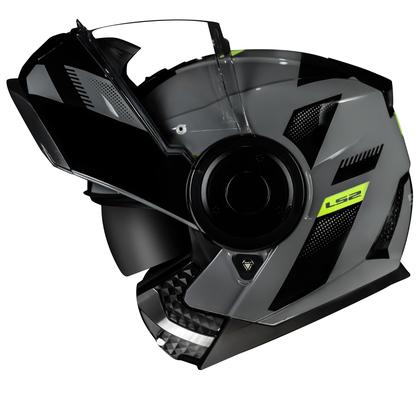 Imagem de Capacete Ls2 Scope Ff902 Max Escamoteavel Robocop Articulado