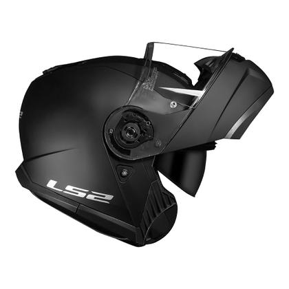 Imagem de Capacete LS2 Strobe II FF908 Monocolor Matte Black Preto Fosco Masculino e Feminino