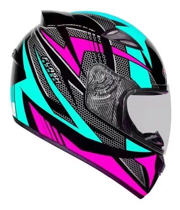 Imagem de Capacete Moto Ebf New Spark Flash Diversas Cores/tamanhos