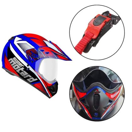 Imagem de Capacete Motociclista Motocross  Ebf Super Motard Action