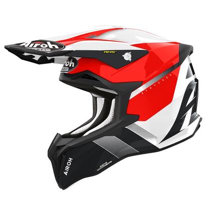 Imagem de Capacete Motocross Airoh Strycker Vermelho Trilha Off Road