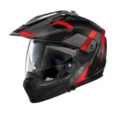 Imagem de Capacete Nolan N70-2x Skyfall Cinza/Preto/Vermelho (57) 60