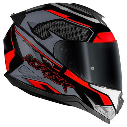 Imagem de Capacete norisk razor ff802 speedmax preto cinza laranja uv