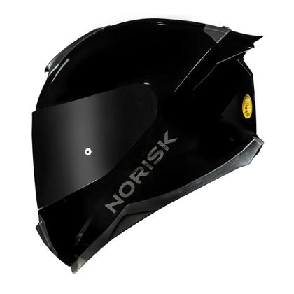 Imagem de Capacete norisk razor monocolor fosco e brilhante black edition