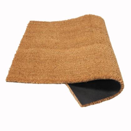 Imagem de Capacho Fibra De Coco Natural Liso Base Emborrachado 2X10Mt