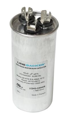 Imagem de Capacitor Supco Linebacker Round Dual Run 45 + 5uF 370/440V