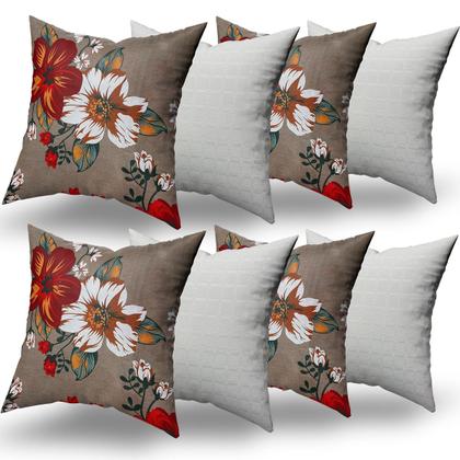 Imagem de Capas de Almofadas Decorativas 8 Unidades Com Ziper