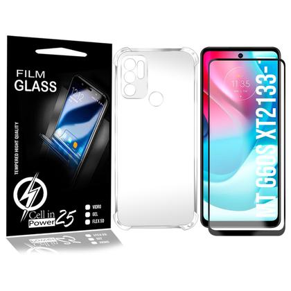 Imagem de Capinha Celular Transparente compatível Moto G60S XT2133 + 2 Pel Vidro 3d - Cell In Power25