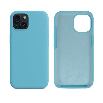 Imagem de Capinha Compatível com iPhone 15 Silicone com Interior Aveludado Premium