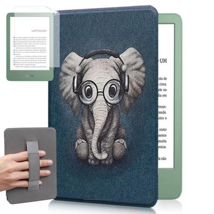 Imagem de Capinha Estampada Com Alça Para Kindle 12 Rs23Cv + Película