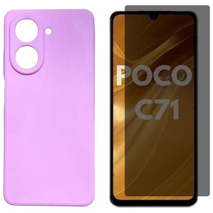 Imagem de Capinha + Pelic. Privativa Hidrogel Compatível Para Poco C71