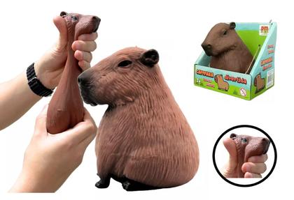 Imagem de Capivara Grande Estica Esmaga Puxa Aperta AntiStres Squishy