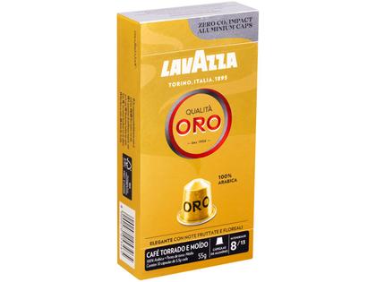 Imagem de Cápsula de Café Oro Lavazza Espresso 100% Arábica Qualità 10 Cápsulas