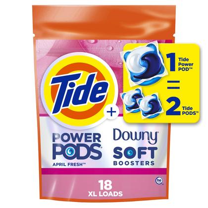 Imagem de Cápsulas de Detergente Tide Pods 2 em 1 com Downy - 18 Unidades