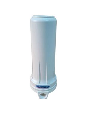 Imagem de Carcaça Branca STD p/ Filtros de Água 2,5"X9.3/4" - Rosca 3/4"