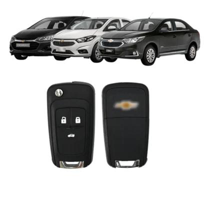 Imagem de Carcaça Chave Canivete Cobalt Cruze Onix Prisma Sonic Spin Tracker 2012 2013 2014 2015 2016 2017 2018 2019