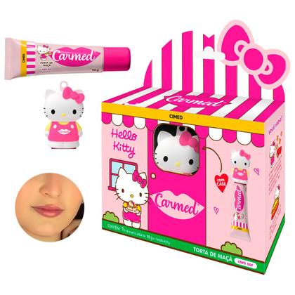 Imagem de Carmed Hello Kitty Batom Infantil Gloss Lip Balm Hidratante Labial 10g Cimed