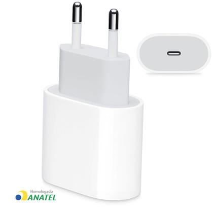 Imagem de Carregador 20W Turbo Fonte USB-C Compatível Iphone 12