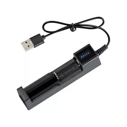 Imagem de Carregador De Bateria Usb Recarregável 18650 16650 1450026650, 18650, 14500, 16340, 10400, 16650, 14650, 21700, 18350, 