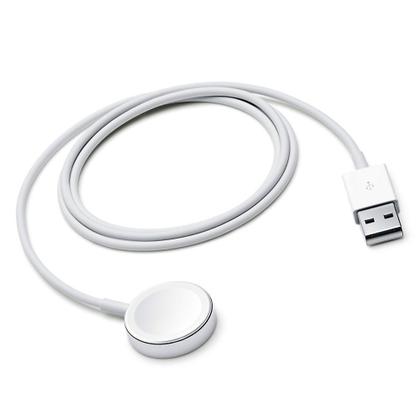 Imagem de Carregador Magnético Compatível Relógio Apple Watch Series 6 5 4 3 2 1 Com Cabo Usb 1M