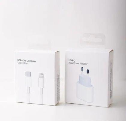 Imagem de Carregador Novo Completo UsbC 20W Turbo Compativel com iPhone11,12,13,14,Promax_Adaptador Tomada Fonte Turbo Lacrado com garantia