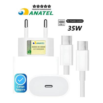 Imagem de Carregador Turbo Branco Compatível Com Moto G20