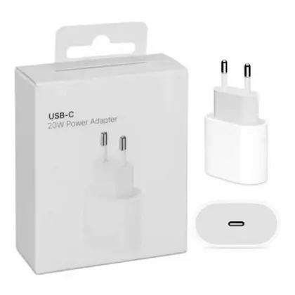 Imagem de Carregador Usb-C 20W Turbo Compatível com Iphone-11-12-13-14-15-ProMax - Adaptador Tomada Fonte Turbo todos modelos