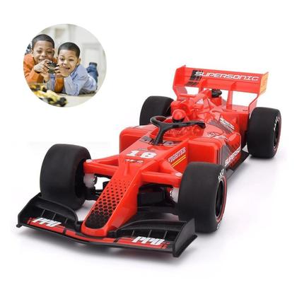 Imagem de Carrinho De Corrida F1 Com Efeito Fumaça E Luz Led