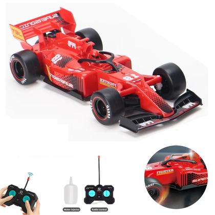 Imagem de Carrinho de Corrida F1 Controle Remoto Efeito Fumaça LED