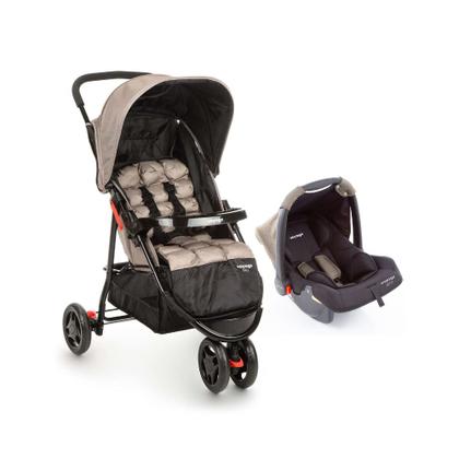 Imagem de Carrinho de Passeio e Bebê Conforto Delta TS Pro Bege Voyage