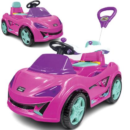 Imagem de Carrinho de Passeio e Pedal Infantil Maral Mc Laram Rosa