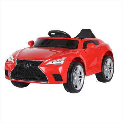 Imagem de Carrinho Elétrico Infantil Mini 12V Vermelho Cinto Segurança