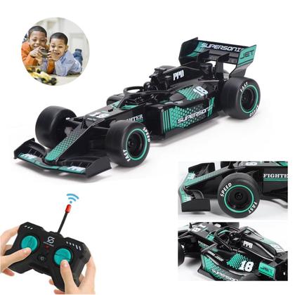 Imagem de Carrinho F1 Controle Remoto Fumaça e Spray de Água LED