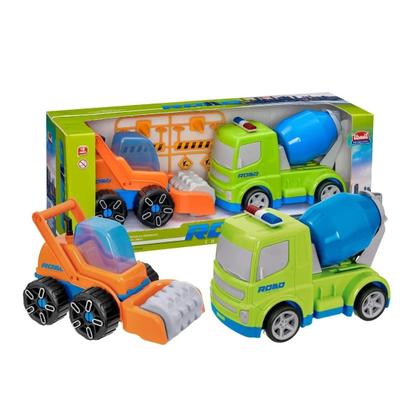 Imagem de Carrinhos Baby Rolo Compressor E Caminhão Betoneira Bebê