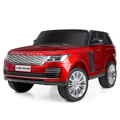 Imagem de Carro Elétrico Infantil Range Rover Vermelho 24V com MP3 Player  Veículo Motorizado Confortável para Crianças de 2 a 4 Anos