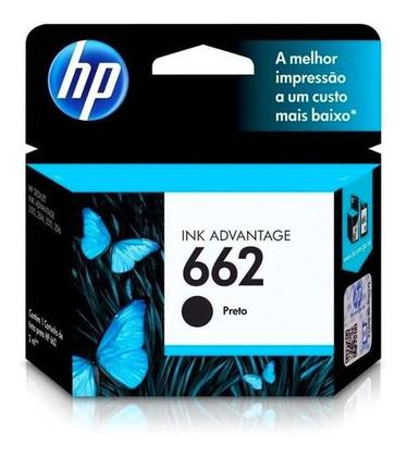 Imagem de Cartucho De Tinta Hp 662 Preto Advantage Original